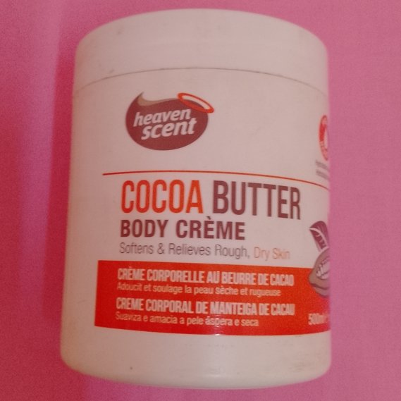 Crème corporelle au beurre de cacao HEAVEN SCENT adoucit et soulage la peau sèche et rugueuse