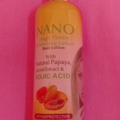 Lait de Beauté blanchissant NANO magic potion aux extraits de papaye, carotte et kojic acid