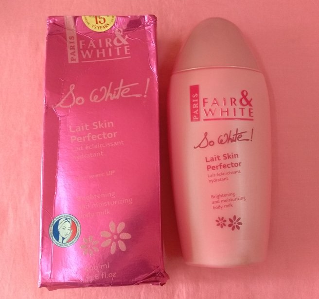 Lait skin perfector éclaircissant hydratant Fair and White SO WHITE