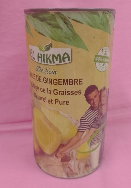 Huile de gingembre brulage de la graisses naturel et pure EL HIKMA