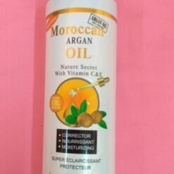 Lait Super éclaircissant protecteur MORROCCAN ARGAN OIL nature secret white vitamin Cet E