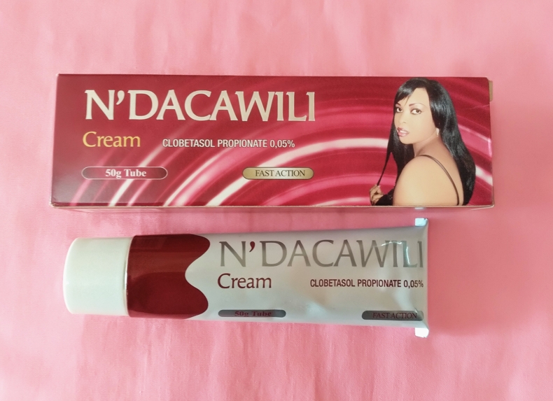 Tube crème éclaircissant N'DACAWILI Action rapide