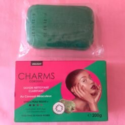 Savon nettoyant clarifiant au corossol miraculeux CHARMS hydratant anti-âge, anti-imperfections tous types de peaux noires
