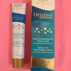 Tube crème éclaircissant visage extra au glutathion et vitamine C