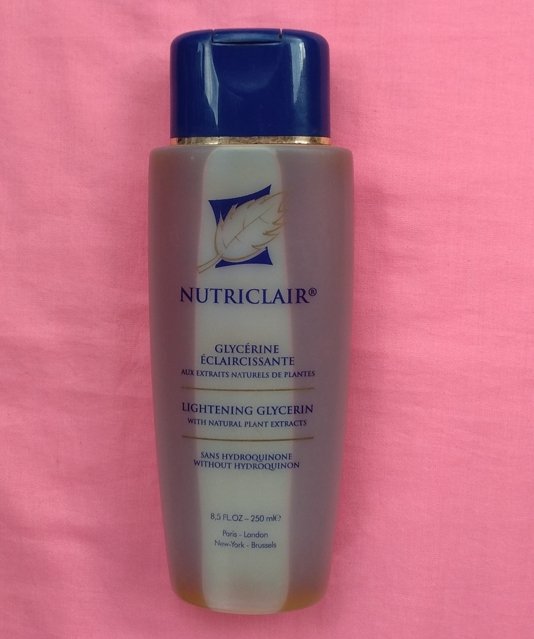 Glycérine éclaircissante NUTRICLAIR aux extraits naturels de plantes sans hydroquinone