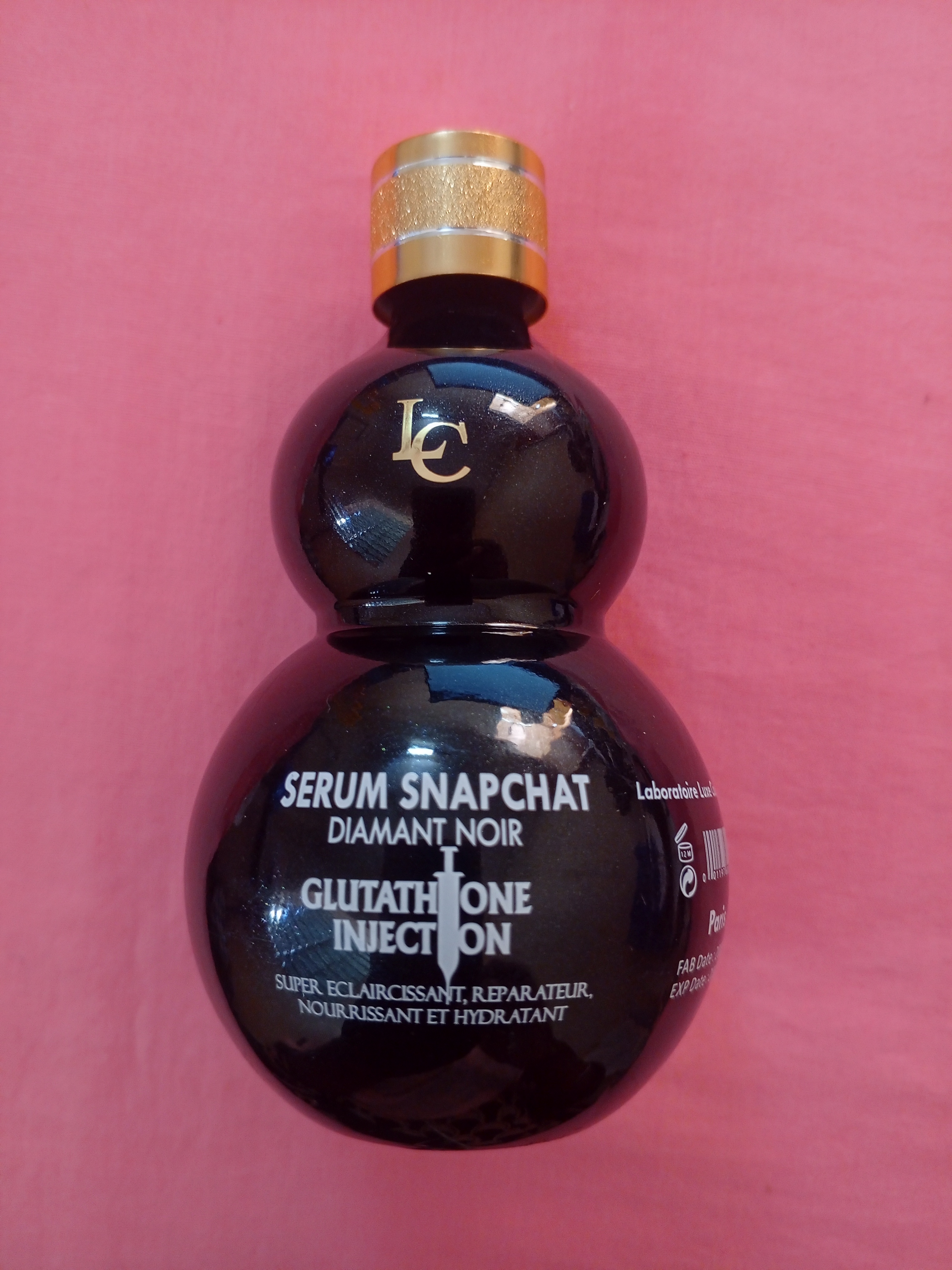 Sérum super éclaircissant SNAPCHAT CL diamant noir au glutathione injection