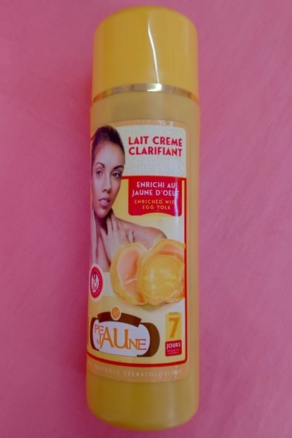 Lait crème clarifiant PEAU JAUNE au jaune d’œuf 7 jours