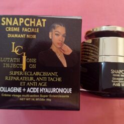 Crème faciale super éclaircissant SNAPCHAT CL diamant noir au glutathione injection