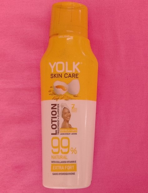 Lait traitante et clarifiant extra fort 99% naturelle au collagène+ vitamine E sans hydroquinone YOLK SKIN CARE