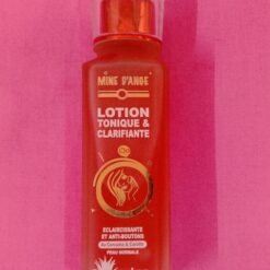 Lotion tonique et clarifiante MINE D'ANGE éclaircissante et anti-boutons aux curcuma et carotte