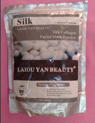 Masque en poudre blanchissant au collagène de soie pour homme LAIOU YAN BEAUTY