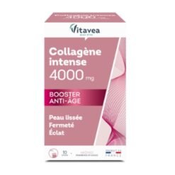 Vitavea - Collagène anti-âge - Cure peau lisse - Collagène intense 4000 mg - 10 sticks