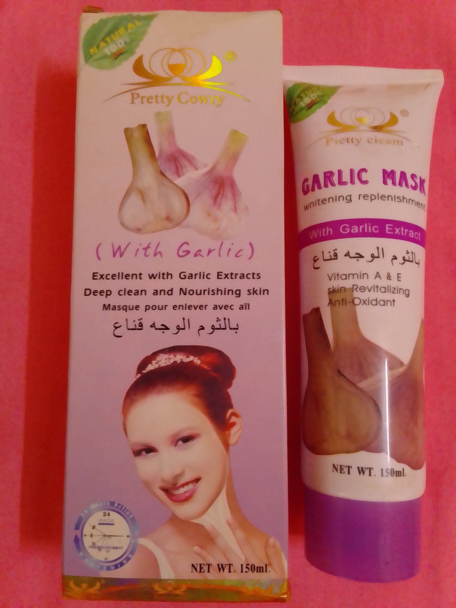 Masque purifiant PRETTY COWRY nourrissant à l'extrait d'ail