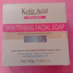 Savon blanchissant et rajeunissant pour le visage à l'acide kojic et au collagène KOJIC ACID