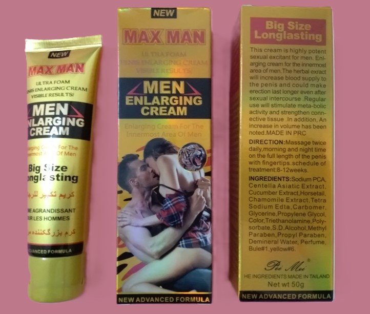 Max man men enlarging cream