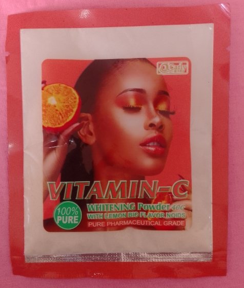 Poudre blanchissante à la vitamine C 40G avec arôme bio de citron, sans oïdies de qualité pharmaceutique pure O'CARLY