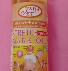 Huile d'acide blanchissant et anti-âge pour éliminer les taches de rousseur et les vergetures action 7jours TARA VET