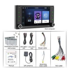 Autoradio pour Toyota Corolla  Ecran 7"  2.5D Android Navigation Bluetooth FM Radio (1 + 32G)
