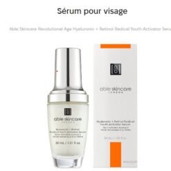 ABLE - Sérum activateur de jeunesse - Acide hyaluronique & rétinol - Revolutional age - Visage - 30 ml