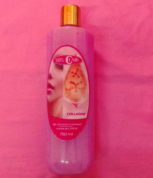 Gel douche gommant à base de lemon 100% CLAIR+ collagène