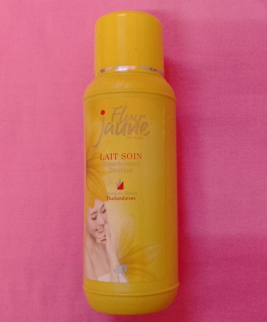 Lait soin blanchissant traitant essences fleurs thaïlandaises FLEUR JAUNE