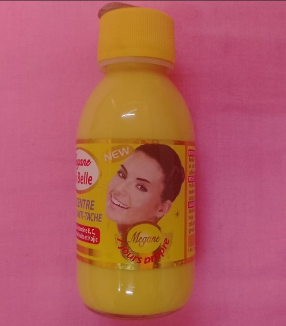 Concentré miracle anti-tache MEGANE UNI BELLE enrichi à la vitamin E, C aux acides de fruits et kojic 7 jours propre