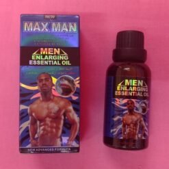 Huile essentielle  agrandissante pour hommes MAX MAN  pour l'augmentation de la taille du penis , rélation sexuelle de longue durée organisme instantané forte érection