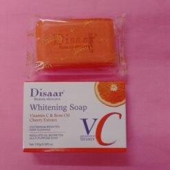 Savon blanchissant pour la peau à la vitamine C et à l'huile de rose extrait de cerise DISAAR