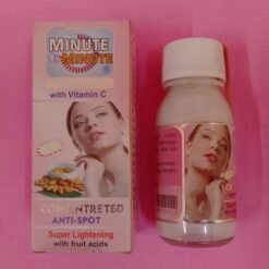 Concentré anti-tâches super éclaircissant MINUTE by MINUTE au glutahione à la vitamine C et aux acides de fruits