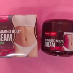 Crème corps minceur à base de poivron PRETTY COWRY 100% naturel pour favoriser la brûlure des graisses et obtenir l'effet d'une taille mince