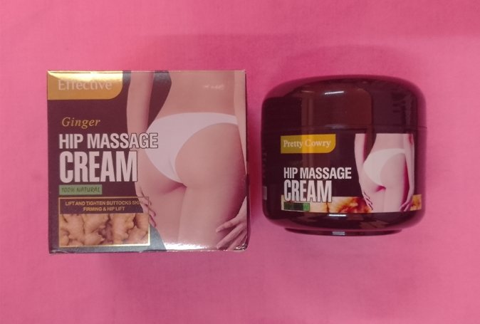 Crème de massage des hanches au gingembre PRETTY COWRY éfficace 100% naturel