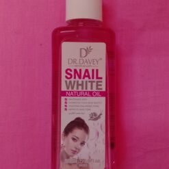 Huile naturel SNAIL WHITE DR DAVEY blanchiment de la peau, hydrate votre peau en profondeur, resserre les pores dilatés, améliore le teint de la peau huile corporelle d'escargot