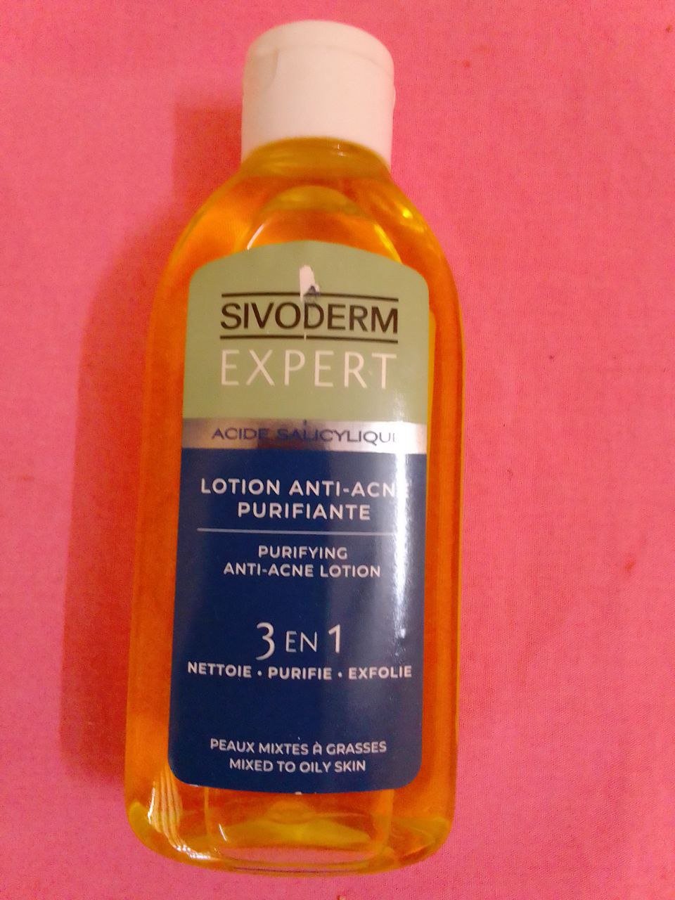 Lotion anti-acné purifiante SIVODERM expert 3 en 1