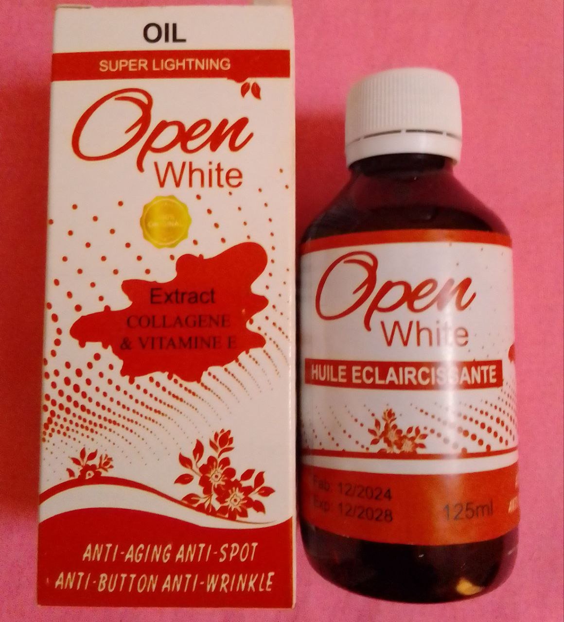 Huile blanchissante OPEN WHITE