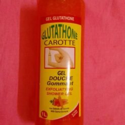 Gel douche gommant éclaircissant glutathone carotte