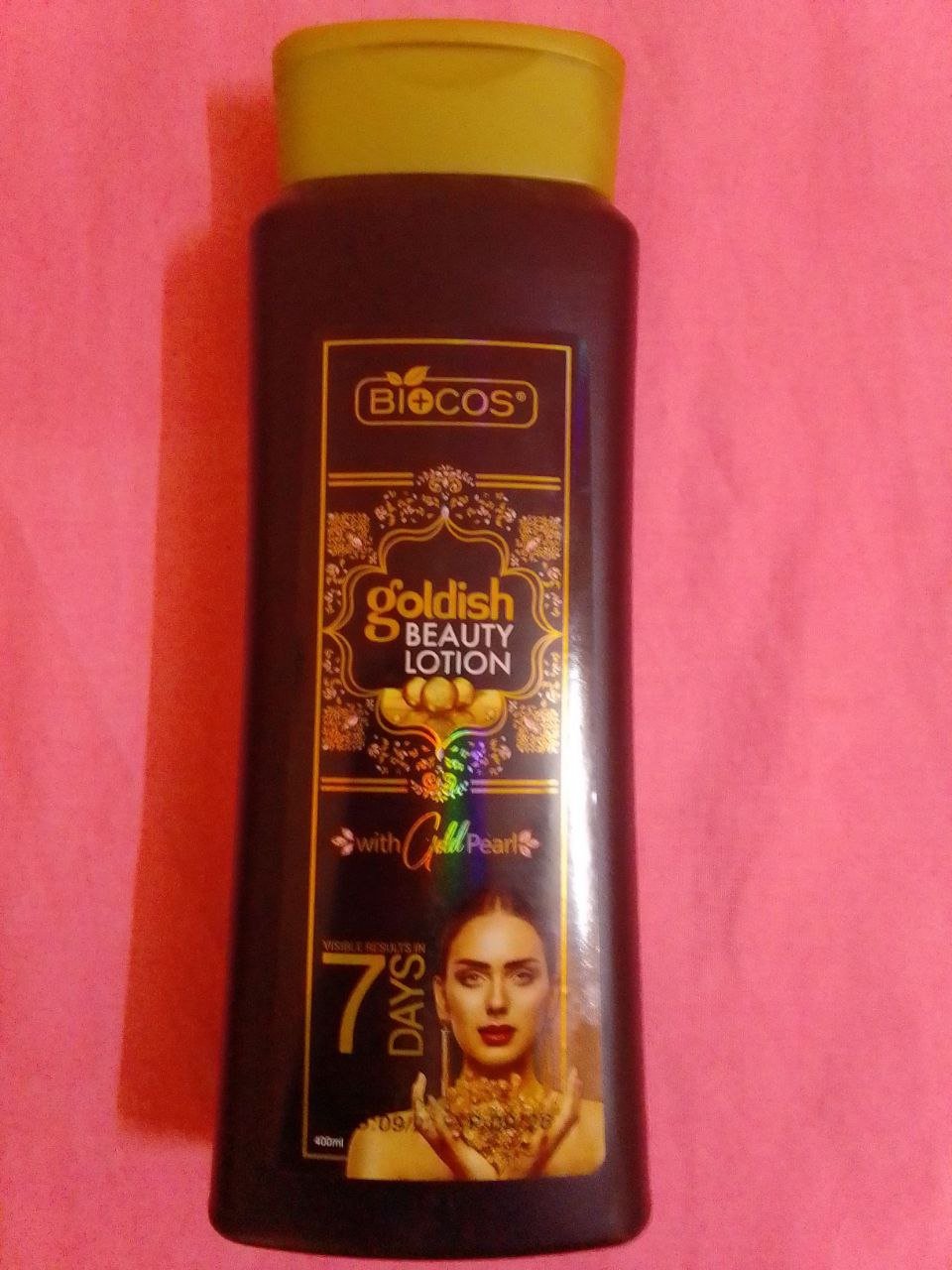 Lotion de beauté dorée BIOCOS