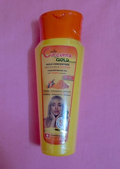 Huile clarifiant concentrée à la base de curcuma MISS CURCUMA GOLD