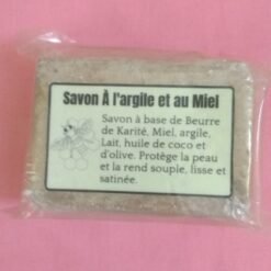 Savon a l'argile et au miel FASO COSMETIQUE