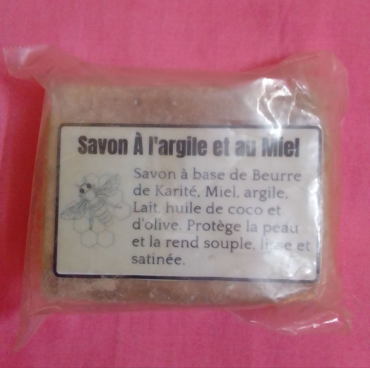 Savon a l'argile et au miel