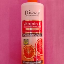 Lotion hydratante blanchissante à la vitamine C DISAAR  soins de beauté aux acide hyalurique