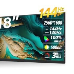 Moniteur portable 18" IPS HDR 2560x1600P (prise UE)