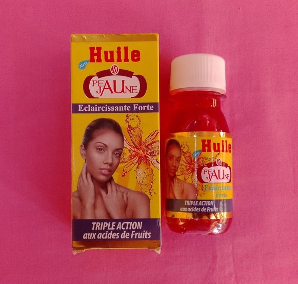 Huile Eclaircissante forte PEAU JAUNE triple action aux acides de fruits