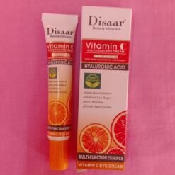 Crème contour des yeux blanchissante à la vitamine C DISAAR soins de beauté avec glutathione et acide hyaluronique
