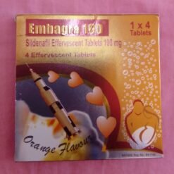 Comprimés effervescents de sildénafil EMBAGRA 100 gamme de saveurs