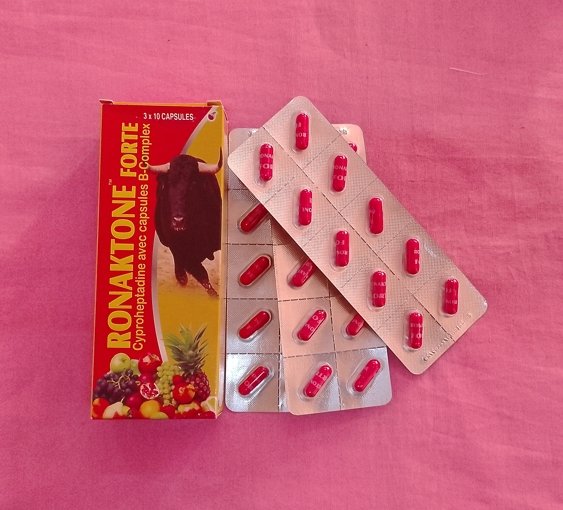 Cyproheptadine avec capsules B-Complex RONAKTONE forte – Image 2