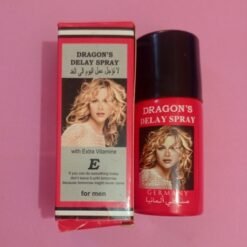 Spray retardateur DRAGON super dooz 34000 à la vitamine E  pour homme