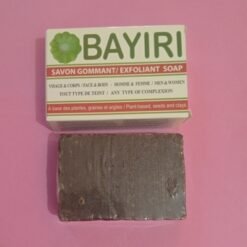 Savon gommant BAYIRI à base de plantes graines et argiles