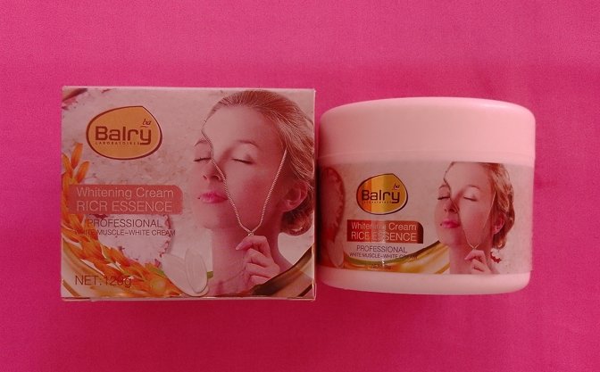 Crème blanchissante BALRY aux extraits d'essence de ricr