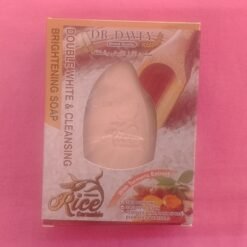 Savon éclaircissant DR.DAVEY double blanchiment et nettoyant aux extrait de riz et curcuma