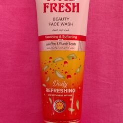 Nettoyant beauté pour le visage FACE FRESH apaisant et adoucissant avec de l'aloe vera et des perles de vitamines